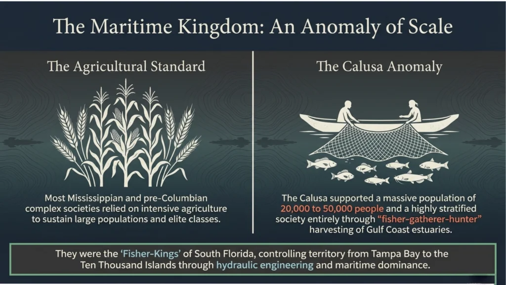 Contract between the Calusa and the Mississippians